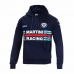Vyriškas džemperis su gobtuvu Sparco Martini Racing Tamsiai mėlyna