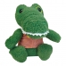 Mīkstā rotaļlieta suņiem Gloria Buky Krokodils 24 x 20 cm Zaļš