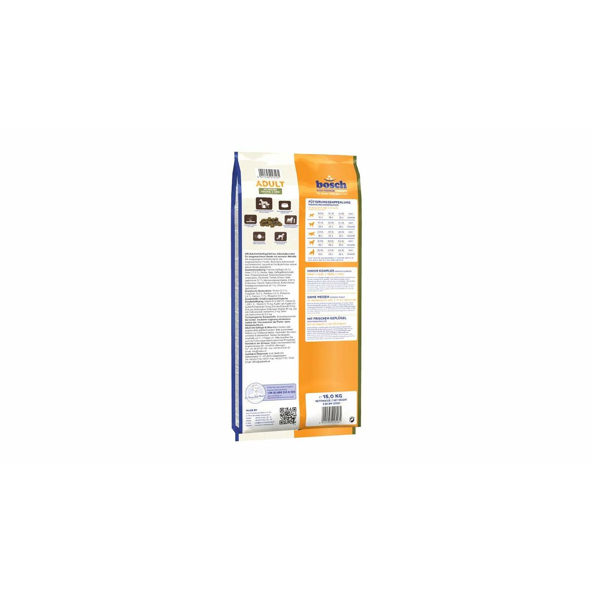 Foder BOSCH Voksen Kylling Fugle 15 kg