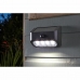 Lampă de perete Smart Garden Sentinel Lumină solară Negru 50 lm (2 Unități)