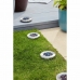 Bec cu placă solară Smart Garden Podea Negru Aluminiu (4 Unități)