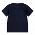 Děstké Tričko s krátkým rukávem Nike Swoosh Námořnický Modrý