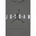 Dětská mikina s kapucí Nike Jordan Jumpman Little Kids Šedý