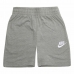 Pantalones Cortos Deportivos para Niños Nike Club  Gris oscuro