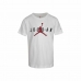 Camiseta de Manga Corta Infantil Nike Jordan Brand 5 Blanco