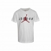 Děstké Tričko s krátkým rukávem Nike Jordan Brand 5 Bílý