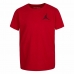 Detské Tričko s krátkym rukávom Nike Jordan Jumpamn Air EMB Červená