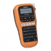 Tragbares, elektrisches Etikettengerät Brother PT-E110VP LCD Orange
