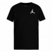 Barn T-shirt med kortärm Nike Jordan Jumpamn Air EMB Svart