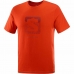 Rövid ujjú sport póló Salomon  Outlife Logo Piros