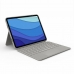 Hülle für Tablet und Tastatur Logitech iPad Pro 11 Grau Qwerty Spanisch QWERTY