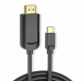 Kabel USB-C v HDMI Vention CGUBG Črna 1,5 m