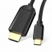 Кабель USB-C — HDMI Vention CGUBG Чёрный 1,5 m