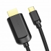 Kabel USB-C v HDMI Vention CGUBG Črna 1,5 m