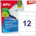 Självhäftande produkter/etiketter Apli 581288 100 Blad 97 x 42,4 mm Akryl Papper 100 Delar