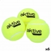Теннисные мячи Aktive Pro 3 Предметы Жёлтый 6 штук