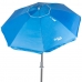 Пляжный зонт Aktive Синий полиэстер Алюминий 220 x 225 x 220 cm (6 штук)
