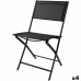 Polstrovaná Skládací židle Aktive Černý 46 x 81 x 55 cm (4 kusů)