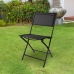 πτυσσόμενη καρέκλα Aktive Μαύρο 46 x 81 x 55 cm (4 Μονάδες)