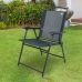 Polstrovaná Skládací židle Aktive Šedý 46 x 92 x 62 cm (2 kusů)
