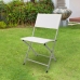 подплатен къмпинг стол Aktive Бял 46 x 81 x 55 cm (4 броя)