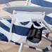 Plážová židle Aktive Modrý Bílý 50 x 76 x 45 cm (2 kusů)