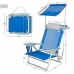 Paplūdimio kėdė Aktive Mėlyna 47 x 67 x 43 cm (2 vnt.)