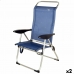 Chaise de Plage Aktive Blue marine 47 x 108 x 59 cm (2 Unités)