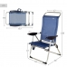 Chaise de Plage Aktive Blue marine 47 x 108 x 59 cm (2 Unités)