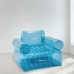 Cadeirão de piscina insuflável Intex Azul Transparente 109 x 79 x 107 cm (4 Unidades)