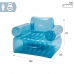 Fauteuil de piscine gonflable Intex Bleu Transparent 109 x 79 x 107 cm (4 Unités)
