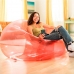 Inflatable Pool Chair Intex Beanless Transparent Pink 137 x 74 x 127 cm (4 Units)