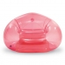 Oppustelig poolstol Intex Beanless Gennemsigtig Pink 137 x 74 x 127 cm (4 enheder)