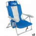 Beach Chair Aktive Blue White 49 x 78 x 56 cm (2 Units)