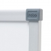 Magnettafel Nobo Basic 90 x 60 cm Weiß Silberfarben Aluminium Stahl