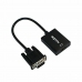 Adaptér VGA na HDMI s Audio approx! APPC25 3,5 mm Micro USB 20 cm 720p/1080i/1080p Černý