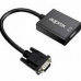 Адаптер VGA—HDMI с аудио approx! APPC25 3,5 mm Micro USB 20 cm 720p/1080i/1080p Чёрный