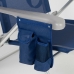 Scaun de plajă Aktive Slim Pliabil Bleumarin 47 x 87 x 58 cm (2 Unități)