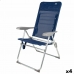 Plážová stolička Aktive Slim Skladateľný Námornícka modrá 47 x 107 x 66 cm (4 kusov)