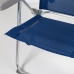 Пляжный стул Aktive Slim Складной Тёмно Синий 47 x 107 x 66 cm (4 штук)
