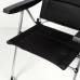 Пляжный стул Aktive Deluxe Складной Чёрный 49 x 123 x 67 cm (2 штук)