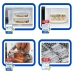 Zestaw hermetycznych pojemników kuchennych segmentowych Max Home 6 Sztuk 23 x 7,5 x 17,5 cm