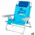 Cadeira de Praia Aktive Dobrável Azul 53 x 80 x 58 cm (2 Unidades)