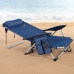 Fotel plażowy Aktive Składany Granatowy 51 x 76 x 45 cm (2 Sztuk)