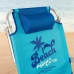 Пляжный стул Aktive Складной Синий 53 x 80 x 58 cm (2 штук)