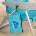 Plážová stolička Aktive Skladateľný Modrá 53 x 80 x 58 cm (2 kusov)