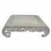 Kisasztal DKD Home Decor Fehér Fa Mangófa 121 x 83,80 x 35,50 cm 121 x 83,8 x 35,5 cm