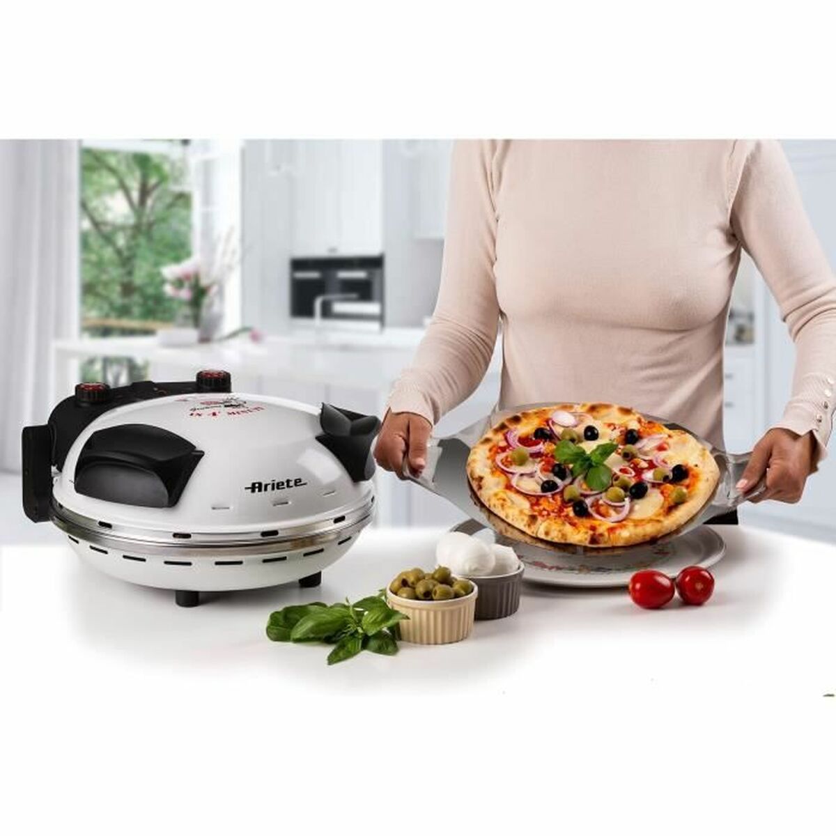Pizzamaker Ariete 918 Wit 1200 W