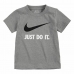 Детски Тениска с къс ръкав Nike Swoosh Jdi Ss  Сив