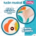 Hochet musical Colorbaby Tucán 14,5 x 14,5 x 3 cm (6 Unités)